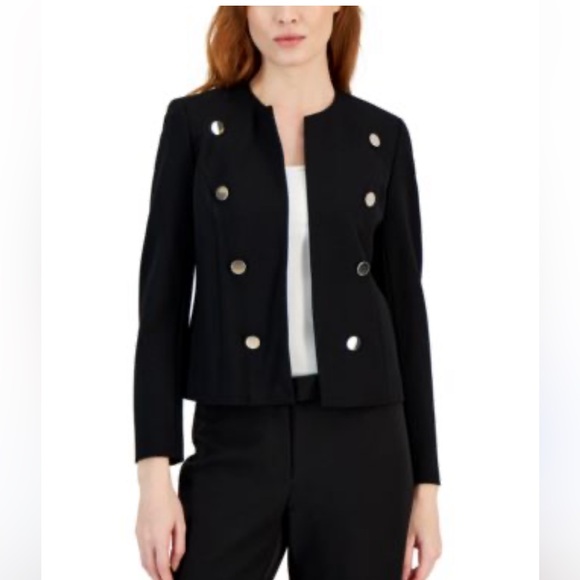Anne Klein Jackets & Blazers - New Anne Klein Black Double-Breasted Jacket Blazer
